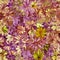 Seamless pattern, leaves, summer, green, purple, heat, flora, wa