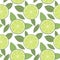 Seamless pattern with lemons. Bright pattern for wallpaper, fabric and paper. Vector.