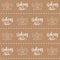 Seamless pattern with lettering in checkerboard order