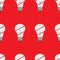 Seamless pattern of light bulbs