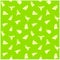 Seamless pattern of light emotional ghosts on a bright green background