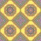 Seamless pattern made from abstract mandalas