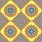 Seamless pattern made from abstract mandalas