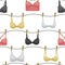 Seamless pattern made from bras.