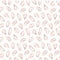 Seamless pattern made of crystals and stones, gems