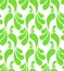 Seamless pattern made of green birds