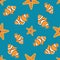 Seamless pattern on marine theme.