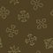 Seamless pattern with Medieval heraldic crosses