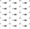 Seamless pattern with military helicopters and paratroopers