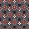 Seamless pattern with military medals