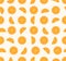 Seamless pattern mixed orange fruit background