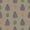 Seamless Pattern With Monkey, Banana And Leaf