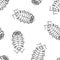 Seamless pattern of monochrome woodlouse illustration. Vector illustration template