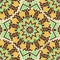 Seamless pattern of Moroccan mosaic