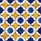 Seamless pattern mosaic geometric arabesque