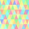 Seamless Pattern of Motley Triangles