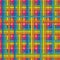 Seamless pattern of multicolor bands