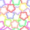 seamless pattern, multicolored blurred delicate flowers, for paper