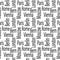 Seamless pattern with the names of cities and capitals of Europe. Typography, vector graphics