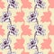 Seamless pattern with narcissus