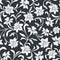 Seamless pattern with narcissus flowers. Vector illustration.