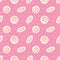 Seamless pattern with narutomaki slices vector illustration