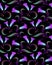 Seamless pattern with night flower