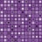 Seamless pattern o f purple  squares with rounded corners