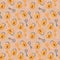 Seamless pattern with open and closed lock and keys