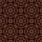 Seamless pattern with openwork flowers