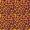Seamless pattern Orange black pink leopard panther fur, abstract simple lines scandinavian style background grunge texture. trend