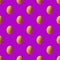 Seamless Pattern of Organic Egg on Purple Background
