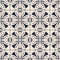 Seamless pattern with ornamental floral tiles