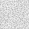 Seamless pattern with outline cereal grains.