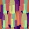 Seamless pattern pack pape99960704r with different shaped colorful wine bottles.