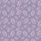 Seamless pattern of pale lilac leaves