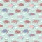 Seamless pattern with pastel colors turtles