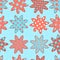 Seamless pattern with patchwork stars