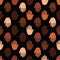 Seamless pattern of a people s hands with different skin color together. Symbol of race equality, diversity, tolerance