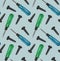 Seamless pattern with Photo-realistic screwdrivers and bolts, Vector art, background - for your templates