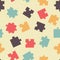 Seamless pattern pieces of puzzle