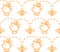Seamless pattern with piggy bank. Money pattern. vector