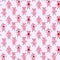 Seamless pattern from pigs of girls and boys. Festival of cheerful pigs. Vector illustration