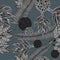 Seamless pattern with plants inspired by tropical botany in shades of grey