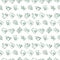 Seamless pattern with plastic products and markings