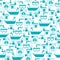 Seamless pattern with plumbing equipment