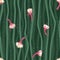 Seamless pattern of princess of the night or queen of the night, cactus variety