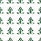 Seamless pattern, prints of Christmas trees