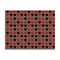 Seamless pattern with red and black raspberries. Berries are red and black on a gray background.