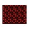 Seamless pattern with red, cherry, and black raspberries.